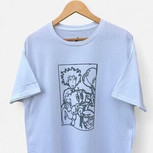 Xaviersobased spotify pfp graphic screen printed on hanes shirt underground rap